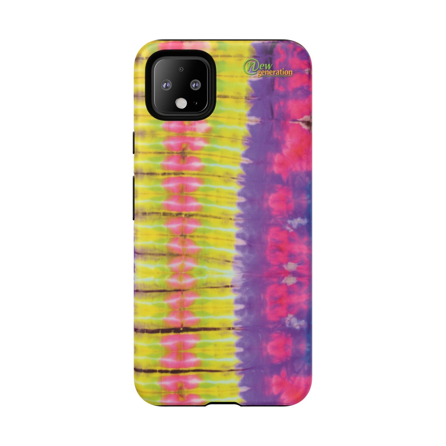Tie-Dye Phone Case, Colorful Tough Case, Free-Spirited Phone Cover, Gift for Teens, Vibrant Phone Accessory, Funky Style Google Pixel 4 XL Matte
