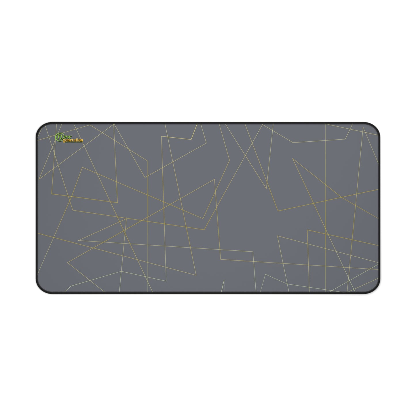 New Generation - Modern Geometric Desk Mat, Ergonomic Office Pad, Elegant Workstation Decor, Minimalist Desk Accessories, Stylish Gaming Mat 16" × 32"