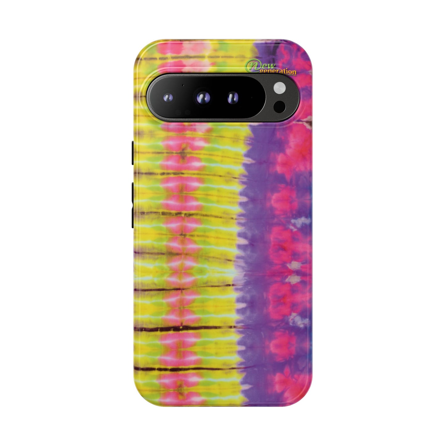 Tie-Dye Phone Case, Colorful Tough Case, Free-Spirited Phone Cover, Gift for Teens, Vibrant Phone Accessory, Funky Style Google Pixel 9 Pro XL Glossy