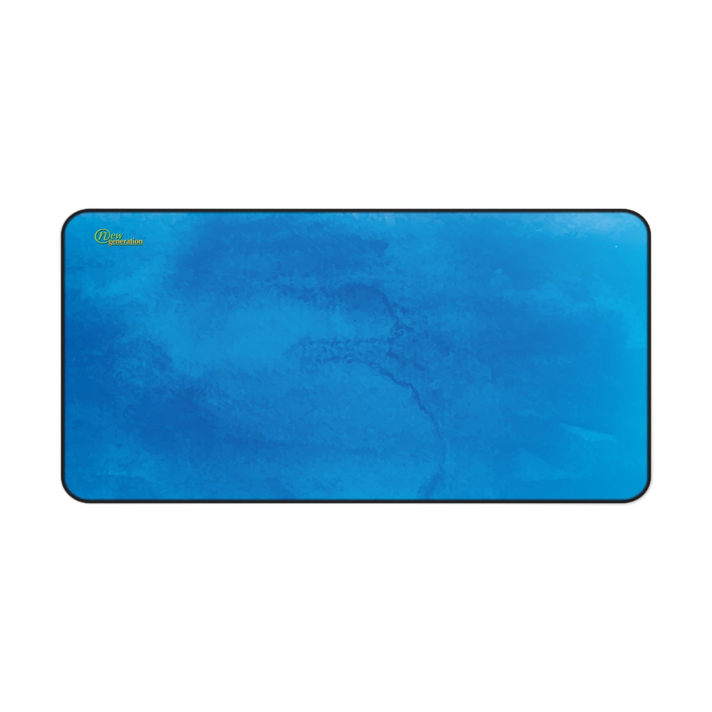 New Generation - Ocean Blue Desk Mat for Home Office, Gaming, Workstation, Unique Mouse Pad, Decorative Desk Accessories 16" × 32"