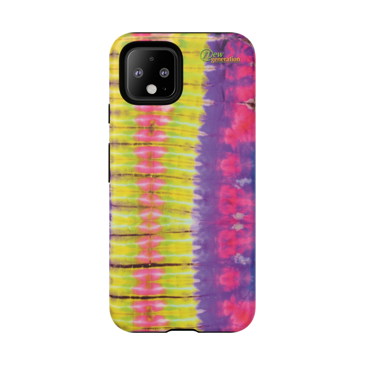 Tie-Dye Phone Case, Colorful Tough Case, Free-Spirited Phone Cover, Gift for Teens, Vibrant Phone Accessory, Funky Style Google Pixel 4 Matte
