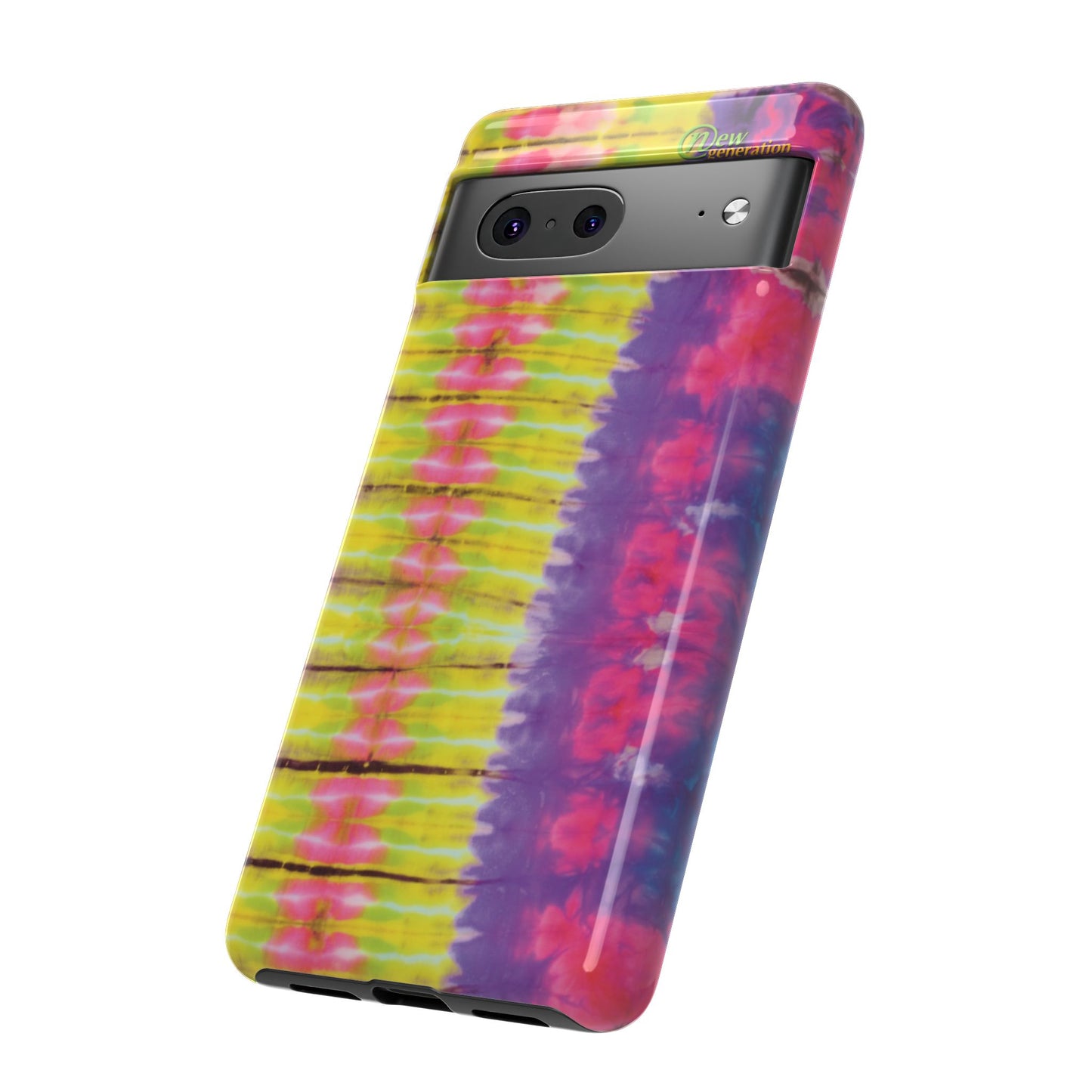 Tie-Dye Phone Case, Colorful Tough Case, Free-Spirited Phone Cover, Gift for Teens, Vibrant Phone Accessory, Funky Style