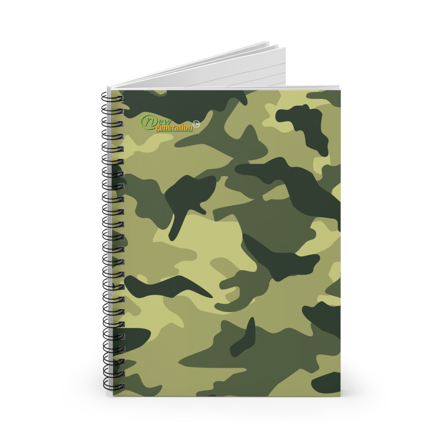 Copy of Hard Cover Lined Journal Notebook - Camou Army notebook Ruled Line, 6x8 inches with 118 pages for Work, School, Home, Daily Planner
