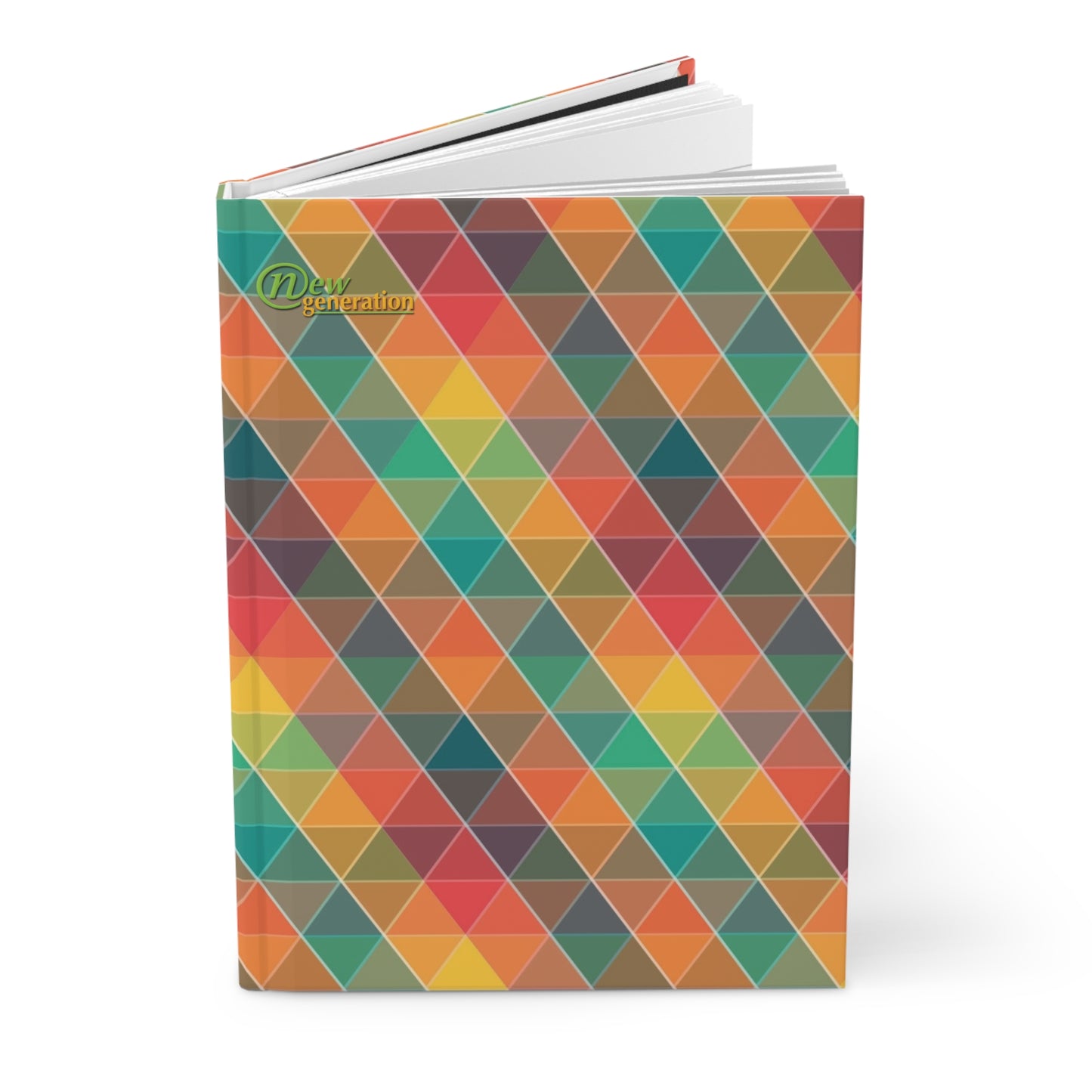 New Generation - Bright Pattern Notebook, Nature Lover Writers Gift for Any Occasion, Diary Sketchbook, journal ,notes , hard cover