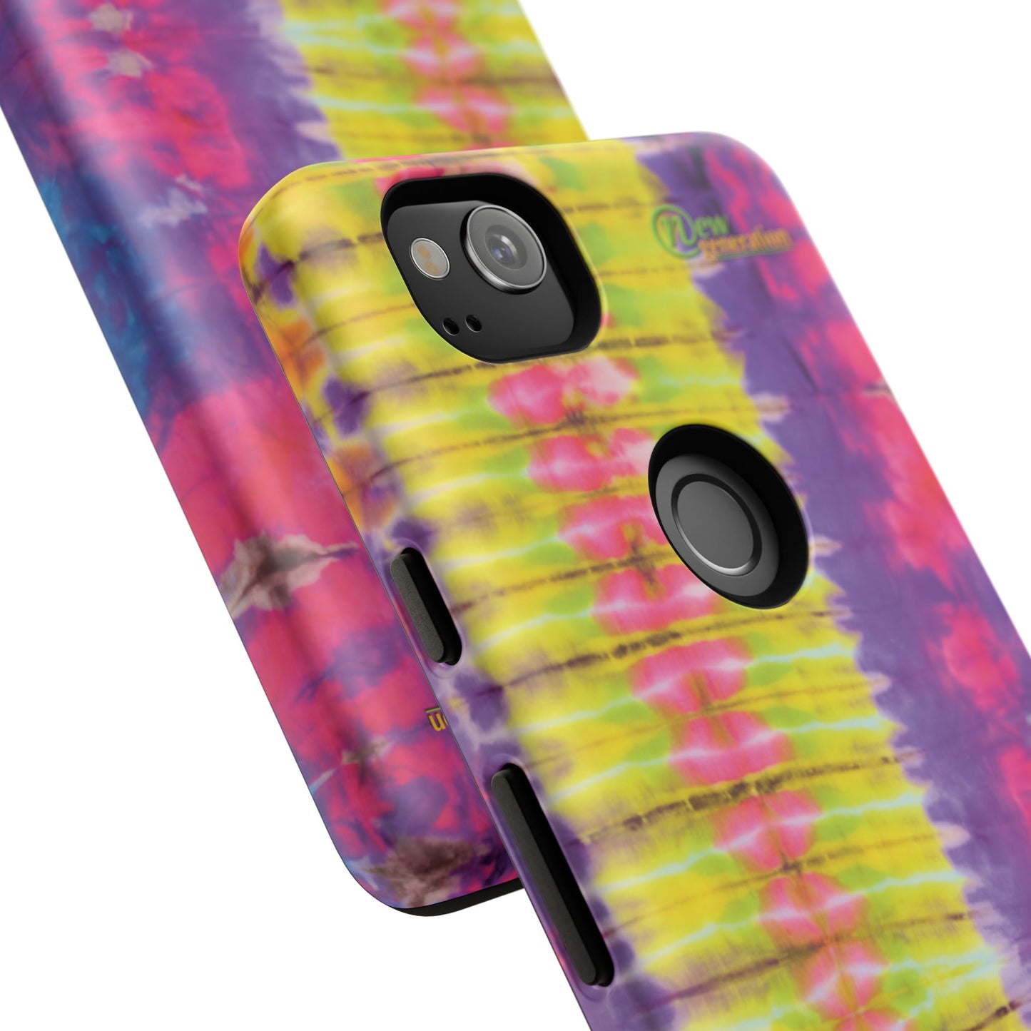 Tie-Dye Phone Case, Colorful Tough Case, Free-Spirited Phone Cover, Gift for Teens, Vibrant Phone Accessory, Funky Style
