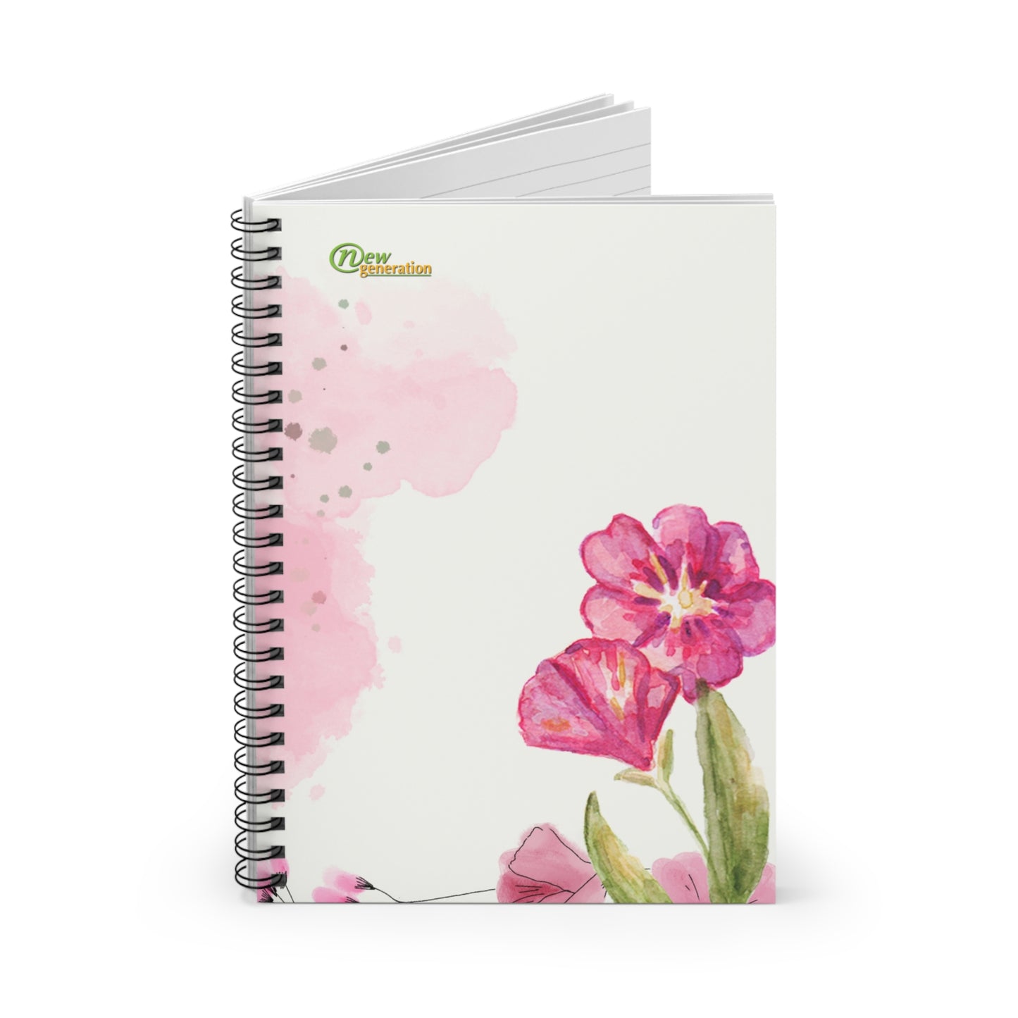 Hard Cover Lined Journal Notebook - Floral Design notebook Ruled Line, 6x8 inches with 118 pages for School, Home, Daily Planner,