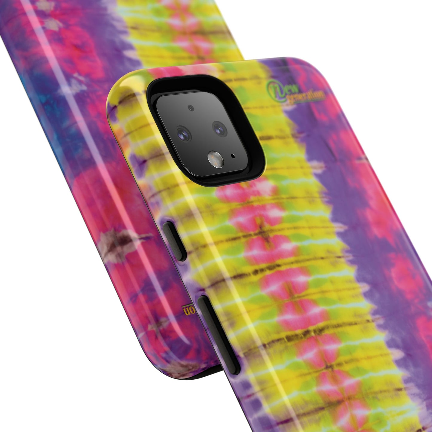 Tie-Dye Phone Case, Colorful Tough Case, Free-Spirited Phone Cover, Gift for Teens, Vibrant Phone Accessory, Funky Style