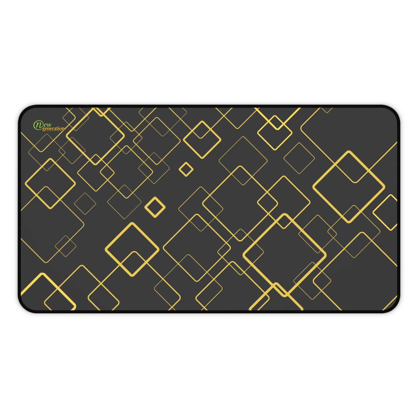 New Generation - Elegant Geometric Desk Mat, Stylish Mouse Pad, Office Decor, Work from Home Essentials, Gift for Professionals 12" × 22"