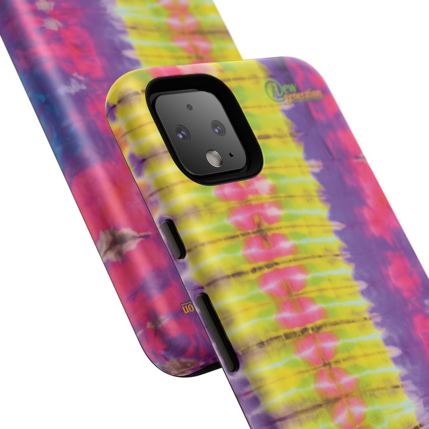 Tie-Dye Phone Case, Colorful Tough Case, Free-Spirited Phone Cover, Gift for Teens, Vibrant Phone Accessory, Funky Style
