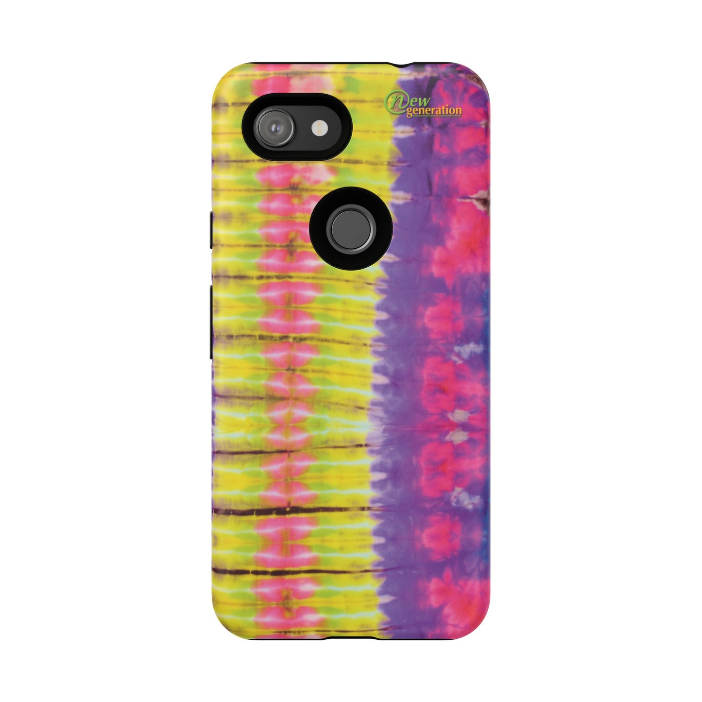 Tie-Dye Phone Case, Colorful Tough Case, Free-Spirited Phone Cover, Gift for Teens, Vibrant Phone Accessory, Funky Style Google Pixel 3a Matte