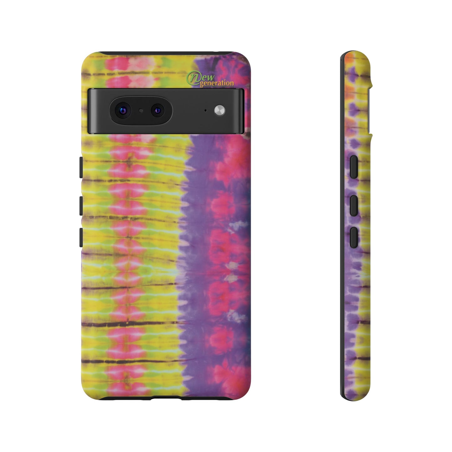 Tie-Dye Phone Case, Colorful Tough Case, Free-Spirited Phone Cover, Gift for Teens, Vibrant Phone Accessory, Funky Style Google Pixel 7 Matte