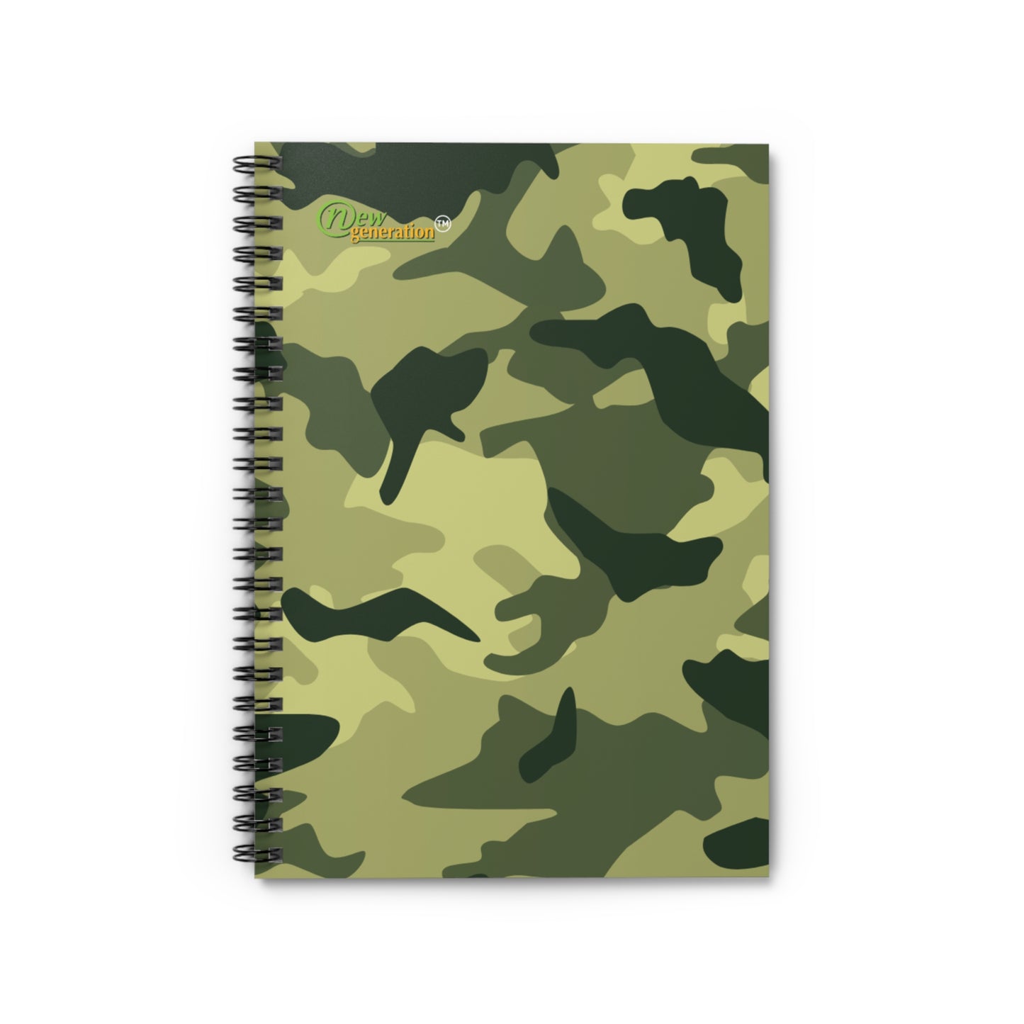 Copy of Hard Cover Lined Journal Notebook - Camou Army notebook Ruled Line, 6x8 inches with 118 pages for Work, School, Home, Daily Planner
