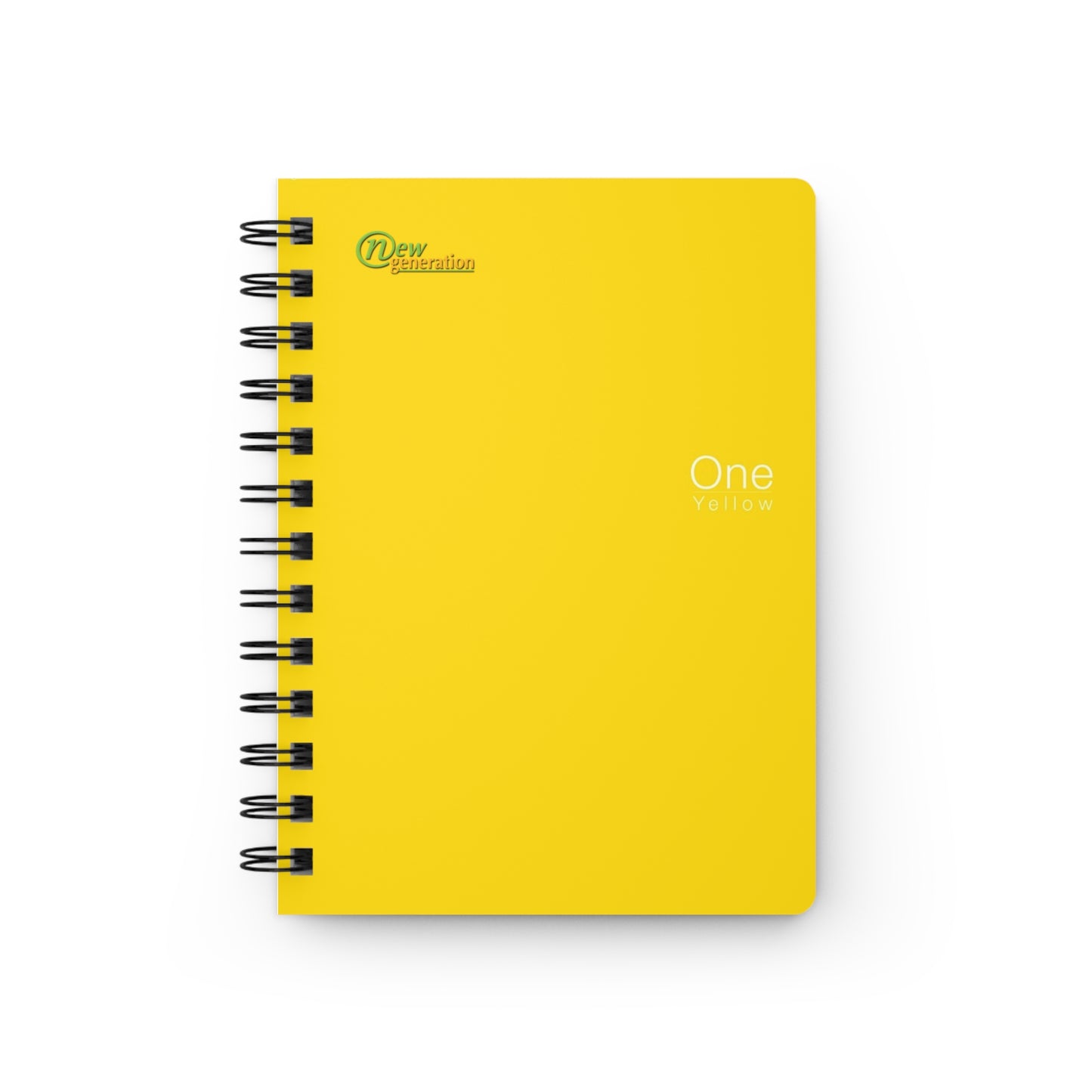 New Generation - One - Spiral Bound Journal - 150 Pages Hard Cover Notebook for Writing, Doodling, Bullet Journaling, Sketching, Planner