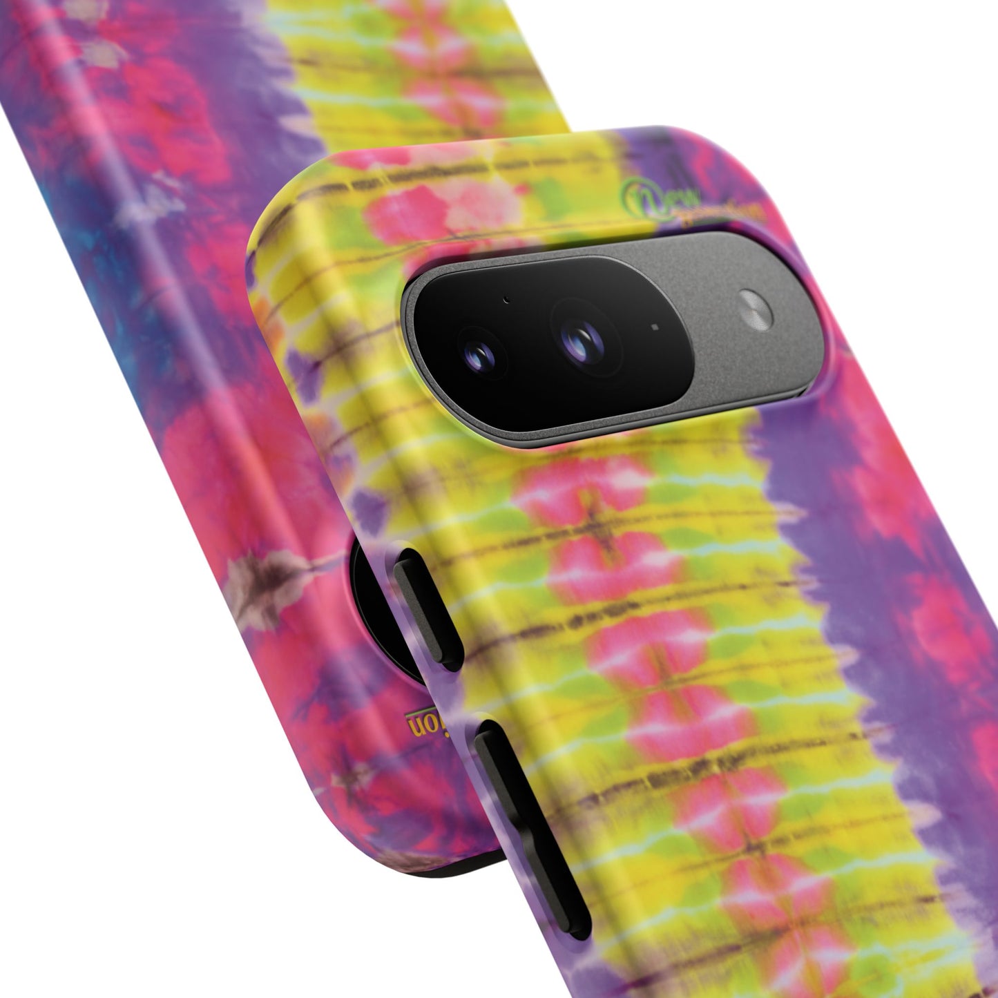 Tie-Dye Phone Case, Colorful Tough Case, Free-Spirited Phone Cover, Gift for Teens, Vibrant Phone Accessory, Funky Style