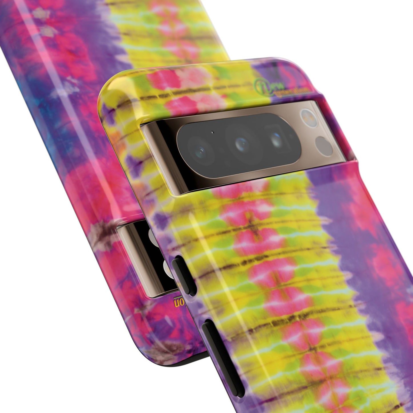 Tie-Dye Phone Case, Colorful Tough Case, Free-Spirited Phone Cover, Gift for Teens, Vibrant Phone Accessory, Funky Style