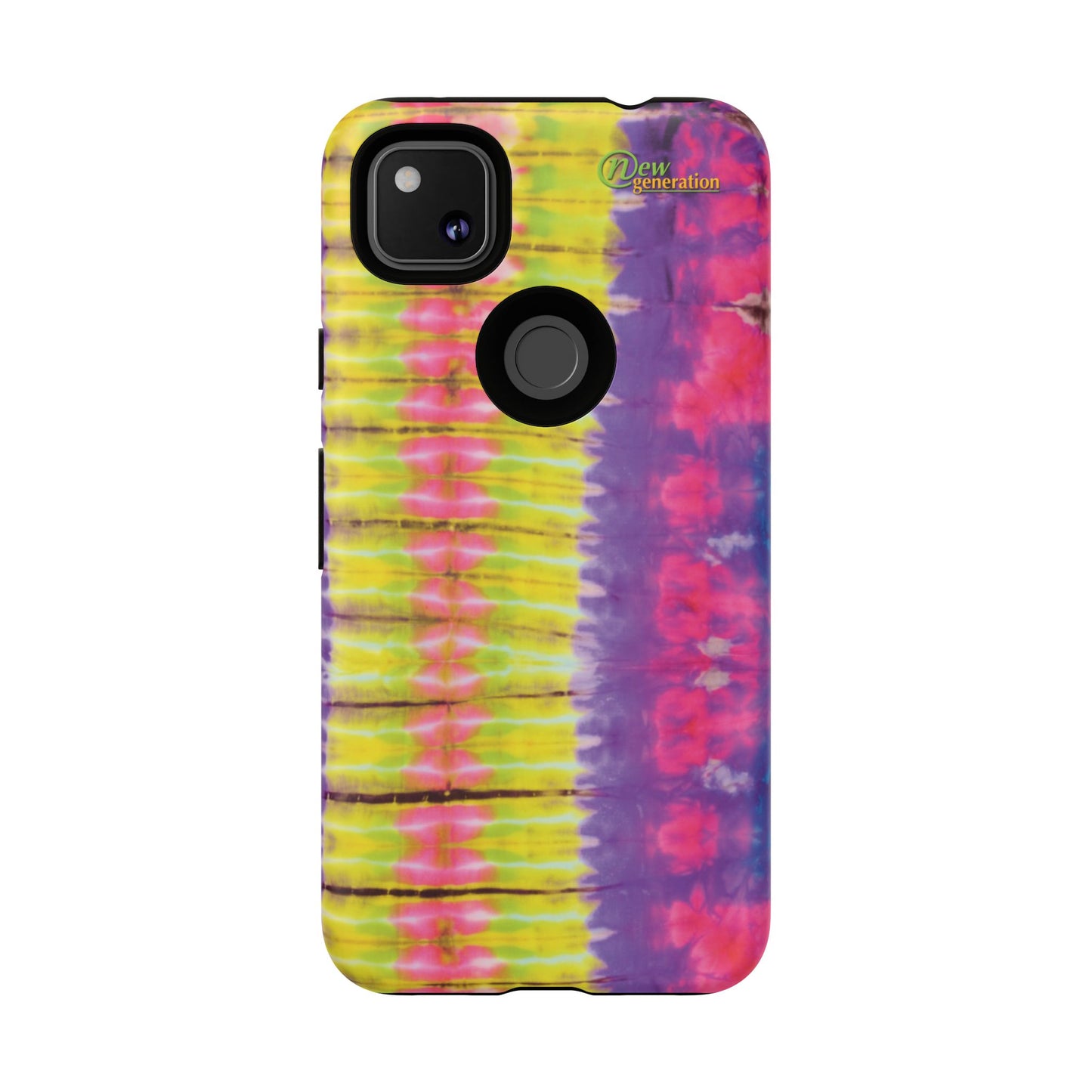 Tie-Dye Phone Case, Colorful Tough Case, Free-Spirited Phone Cover, Gift for Teens, Vibrant Phone Accessory, Funky Style Google Pixel 4a Matte