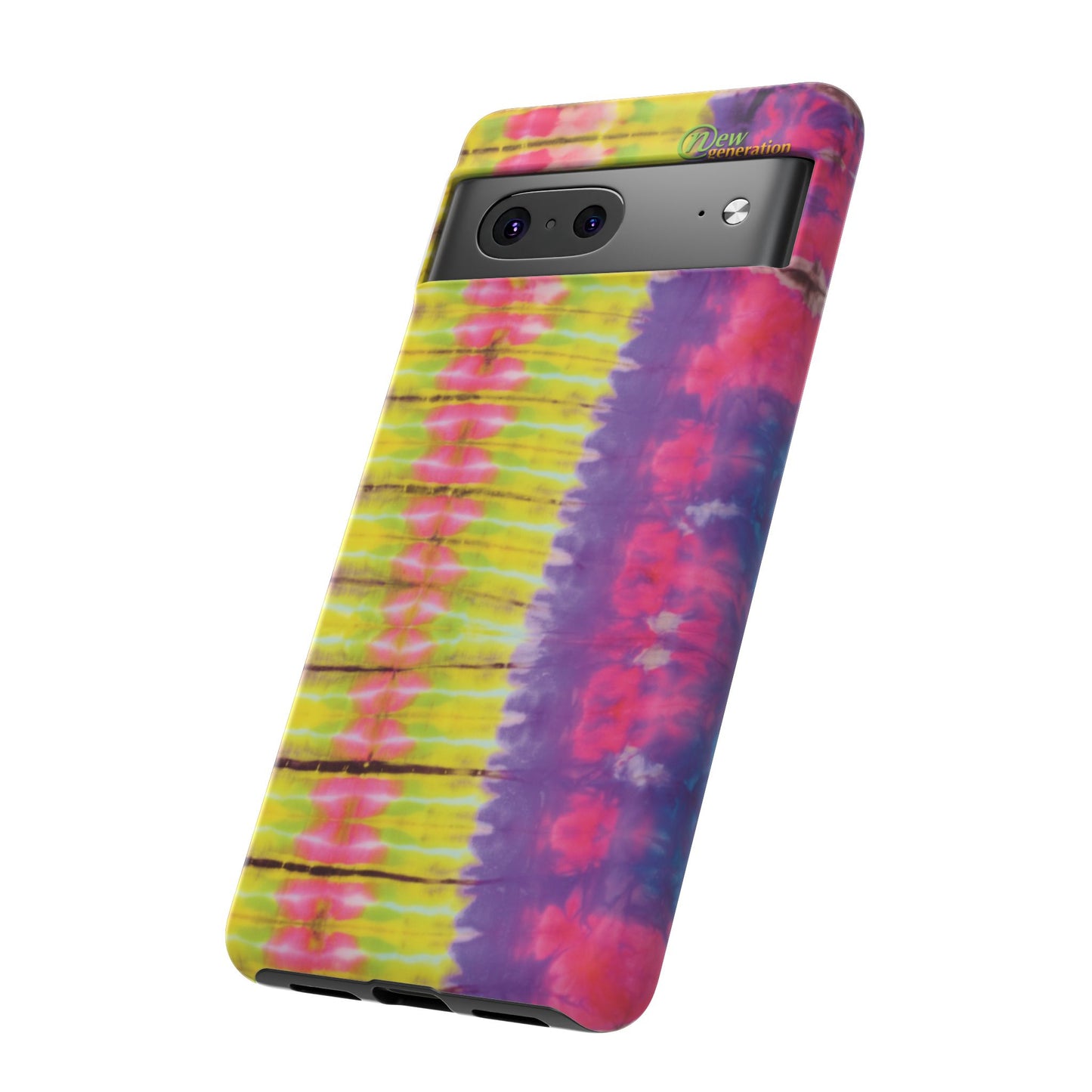 Tie-Dye Phone Case, Colorful Tough Case, Free-Spirited Phone Cover, Gift for Teens, Vibrant Phone Accessory, Funky Style