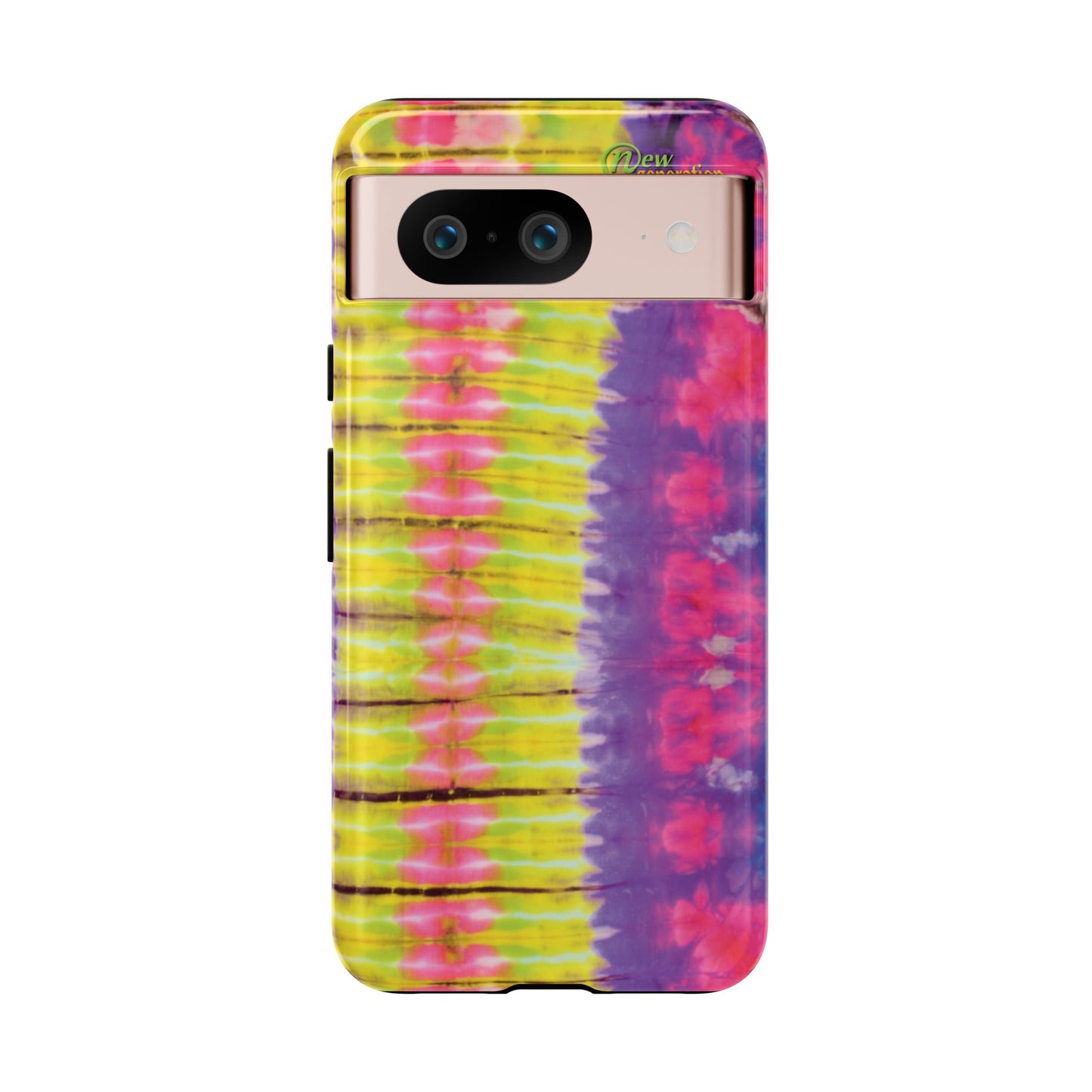 Tie-Dye Phone Case, Colorful Tough Case, Free-Spirited Phone Cover, Gift for Teens, Vibrant Phone Accessory, Funky Style Google Pixel 8 Glossy