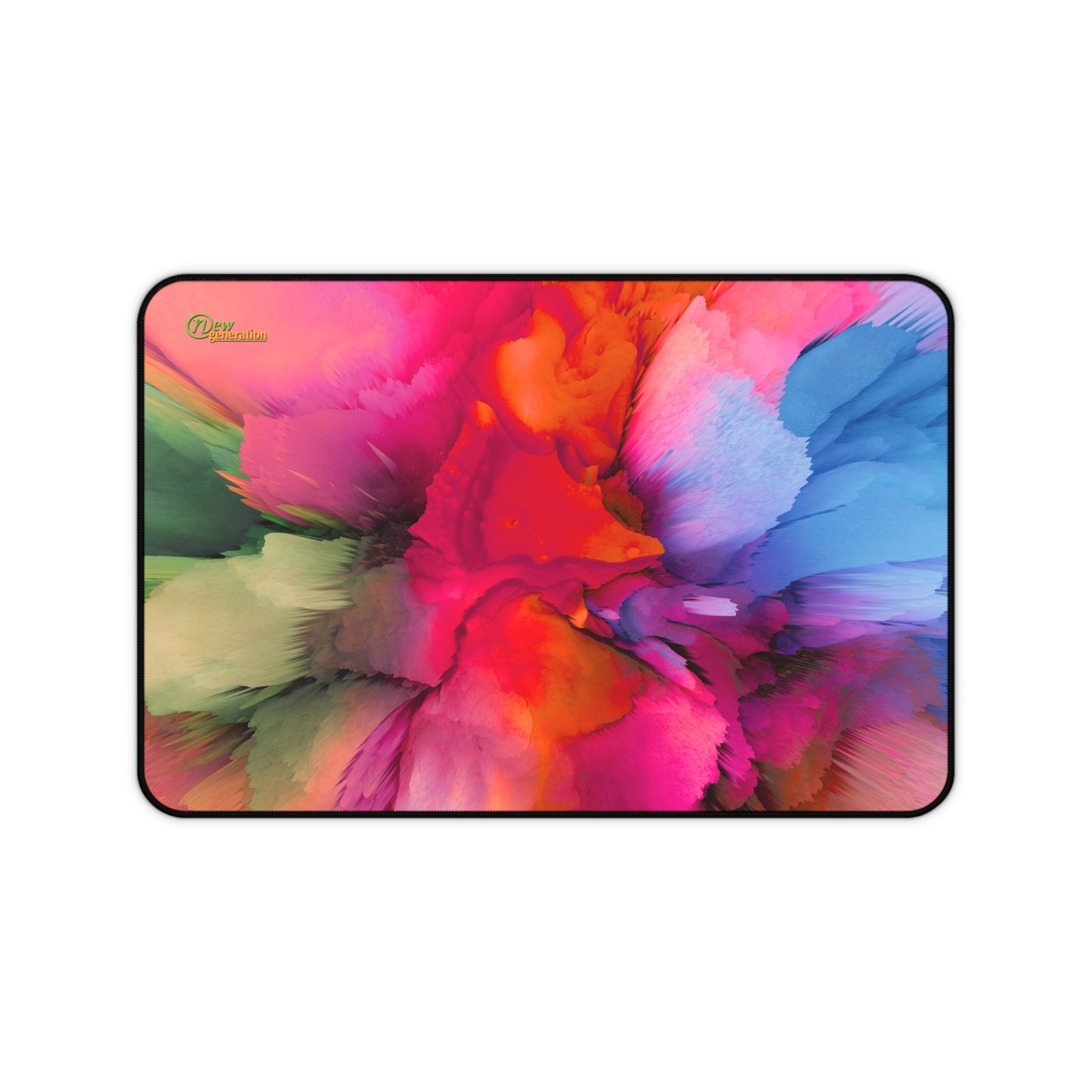 New Generation Vibrant Desk Mat Colorful Abstract Design for Home Office, Gaming, or Study, Non-Slip Surface, Perfect Gift for Art Lovers