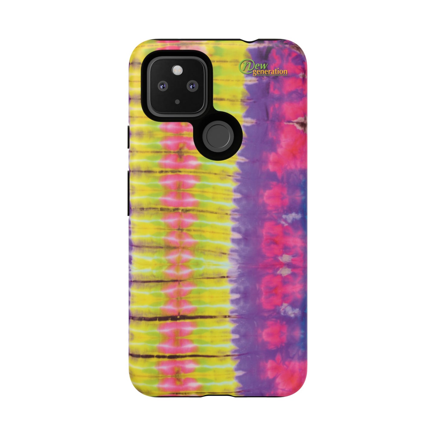 Tie-Dye Phone Case, Colorful Tough Case, Free-Spirited Phone Cover, Gift for Teens, Vibrant Phone Accessory, Funky Style Google Pixel 4a 5G Matte