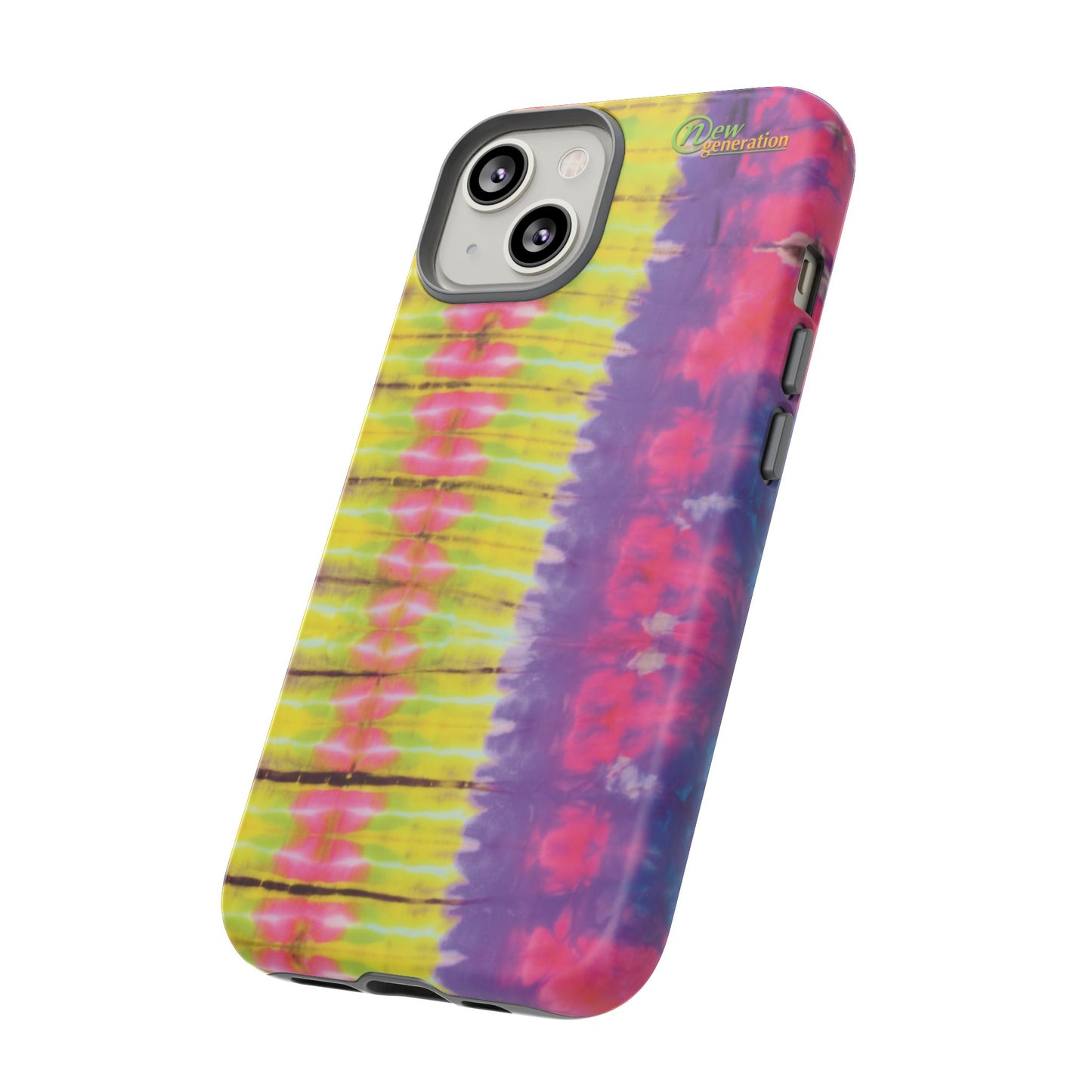 Tie-Dye Phone Case, Colorful Tough Case, Free-Spirited Phone Cover, Gift for Teens, Vibrant Phone Accessory, Funky Style