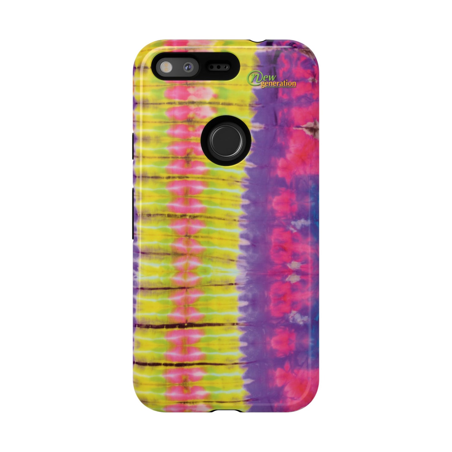 Tie-Dye Phone Case, Colorful Tough Case, Free-Spirited Phone Cover, Gift for Teens, Vibrant Phone Accessory, Funky Style Google Pixel Glossy