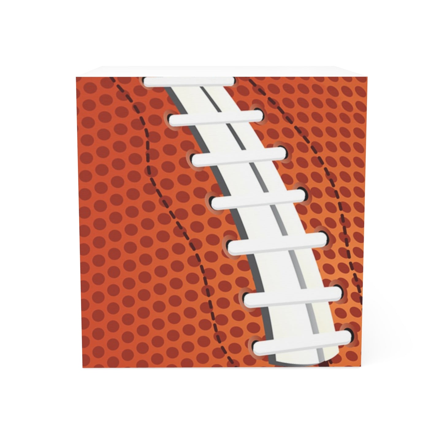 Colorful Football Note Cube - Fun Desk Organizer, Office Supplies, Stationery Gift, Note Pad, Home Decor, Write & Remind