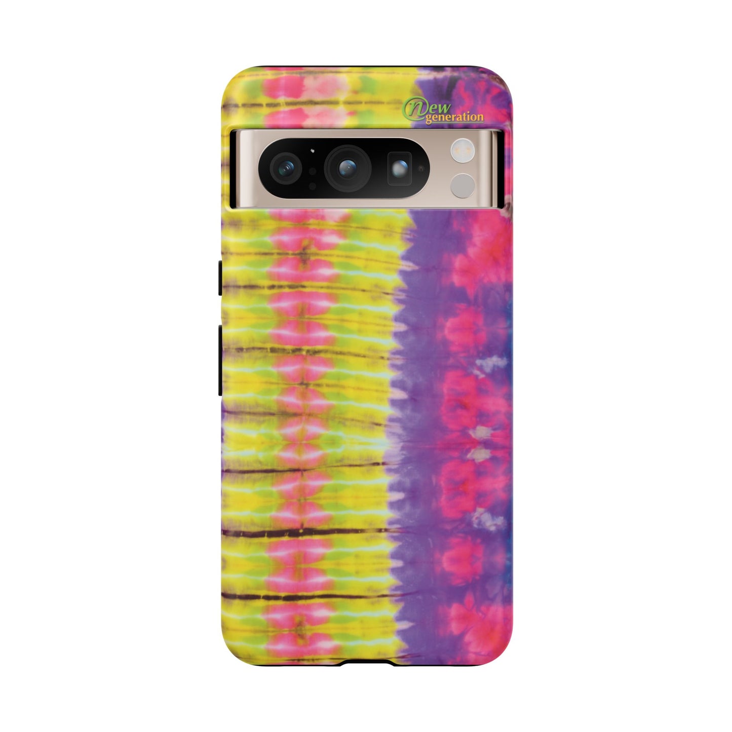 Tie-Dye Phone Case, Colorful Tough Case, Free-Spirited Phone Cover, Gift for Teens, Vibrant Phone Accessory, Funky Style Google Pixel 8 Pro Matte