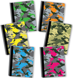 New Generation – Camouflage - Composition Notebooks, 80 Sheets / 160 Pages Wide Ruled pages Comp Book