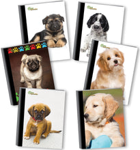 New Generation – Puppies  - Composition Notebooks, 80 Sheets / 160 Pages Wide Ruled pages Comp Book