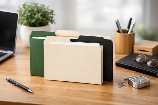 1/3 Cut File Folders for a Stylish Desk - New Generation Brands