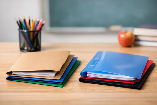 Paper Folder vs Plastic Folder for School