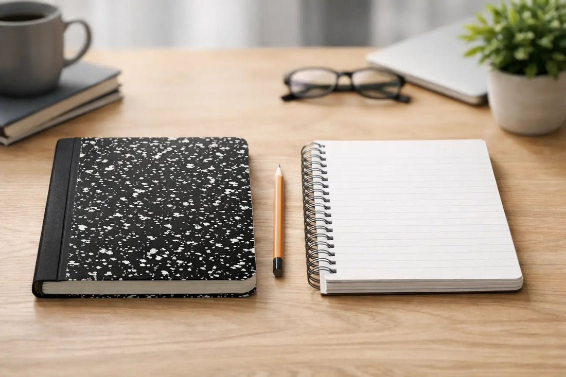 Composition Notebook vs Spiral Notebook Choices - New Generation Brands