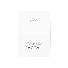 New Generation - Elegant Congrats Greeting Cards Set, Minimalist Congratulations Cards for Weddings, Birthdays, Graduations, 1-50pcs