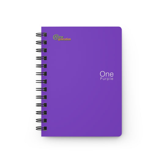 New Generation - One - Spiral Bound Journal - 150 Pages Hard Cover Notebook for Writing, Doodling, Bullet Journaling, Sketching, Planner One Size