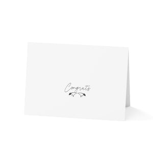 New Generation - Elegant Congrats Greeting Cards Set, Minimalist Congratulations Cards for Weddings, Birthdays, Graduations, 1-50pcs