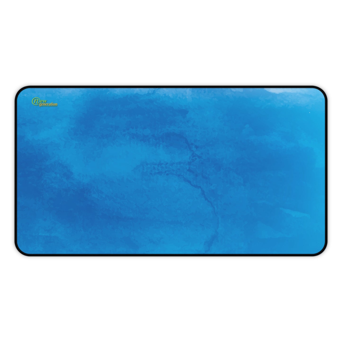 New Generation - Ocean Blue Desk Mat for Home Office, Gaming, Workstation, Unique Mouse Pad, Decorative Desk Accessories 12" × 22"