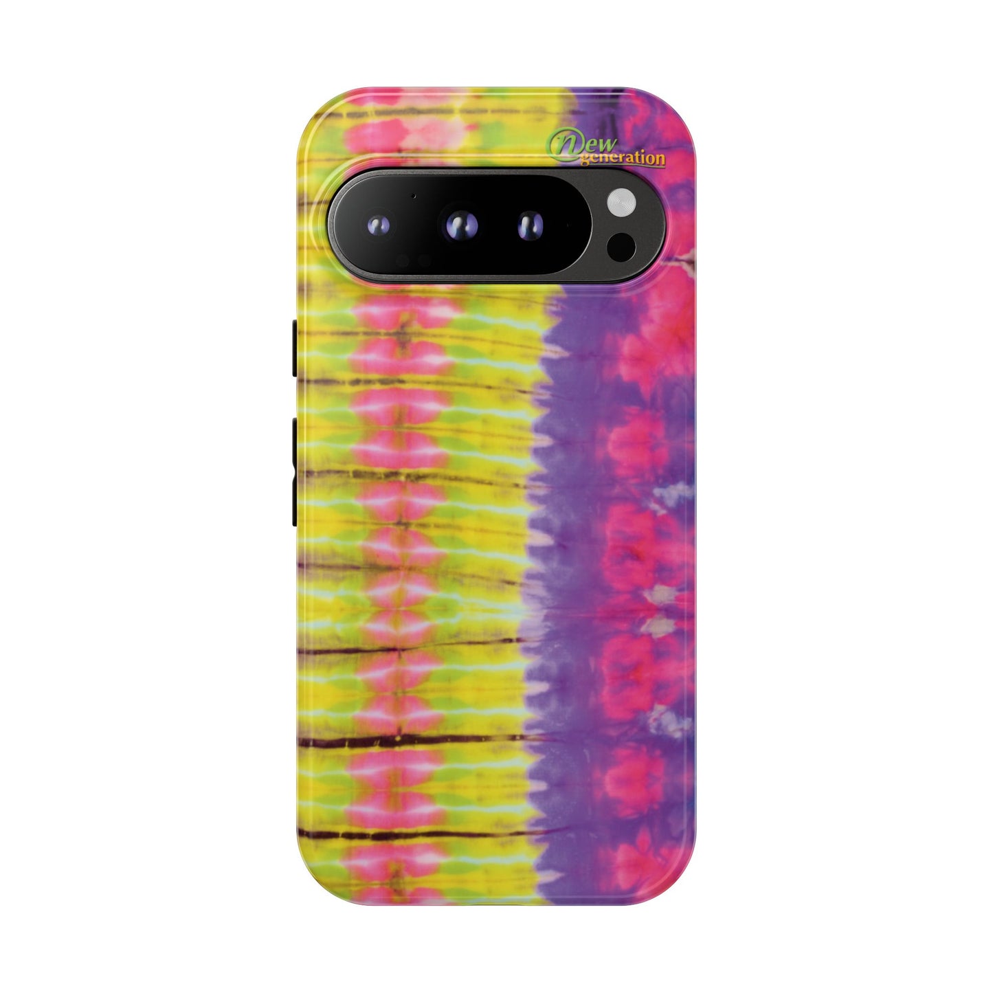 Tie-Dye Phone Case, Colorful Tough Case, Free-Spirited Phone Cover, Gift for Teens, Vibrant Phone Accessory, Funky Style Google Pixel 9 Pro Glossy