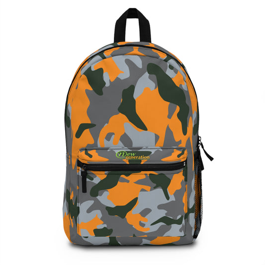 New Generation - Camouflage Themed Backpack - Perfect for Sports & School, Ideal Gift ,Trendy School Bag, Back-to-School Accessory, Unique