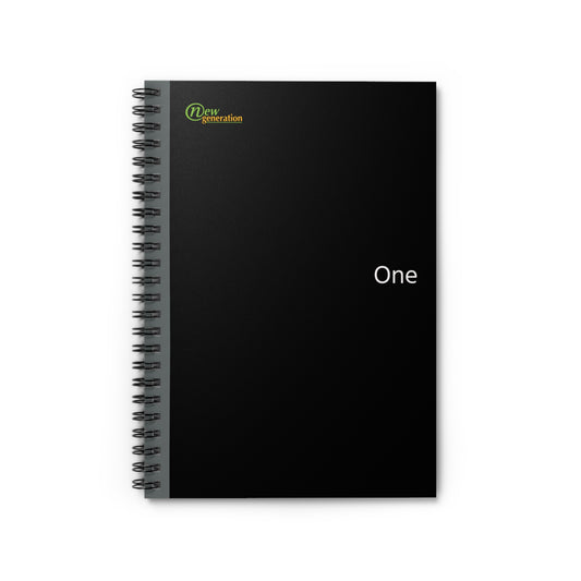 Hard Cover Lined Journal Notebook - Black notebook Ruled Line, 6x8 inches with 118 pages for Work, School, Home, Daily Planner, One Size