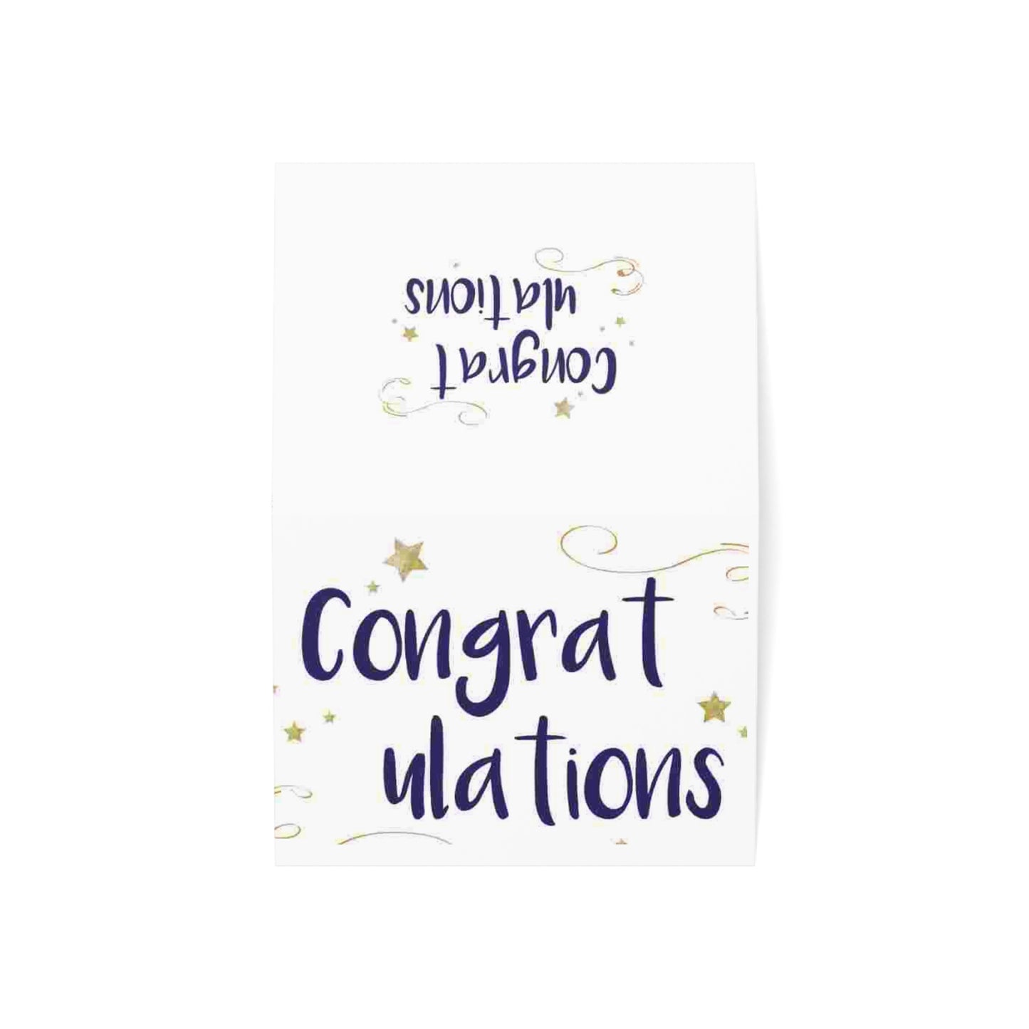 New Generation - Elegant Congrats Greeting Cards Set, Minimalist Congratulations Cards for Weddings, Birthdays, Graduations, 1-50pcs