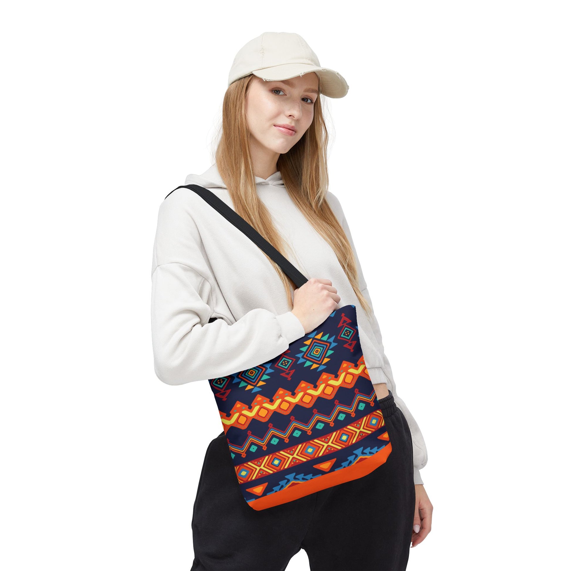 New Generation - Ethnic -Tote Bag - Colorful Bohemian Pattern, Shopping Bag, Gypsy Style Handbag, Festival Tote for Women, Unique Gift Idea