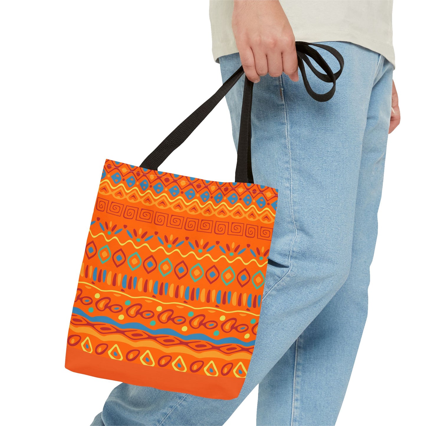 New Generation - Ethnic -Tote Bag - Colorful Bohemian Pattern, Shopping Bag, Gypsy Style Handbag, Festival Tote for Women, Unique Gift Idea