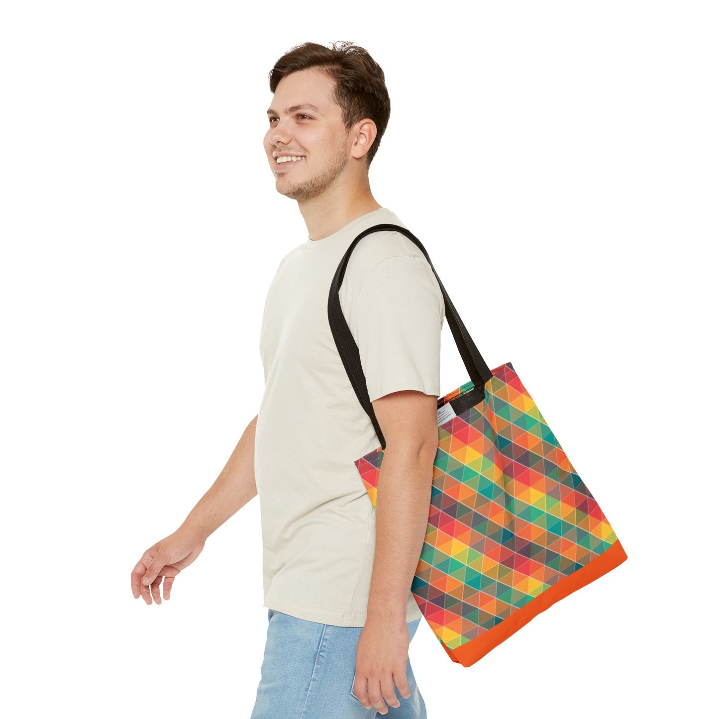 New Generation - Patterns -Tote Bag Colorful Pattern, Shopping Bag, Gypsy Style Handbag, Festival Tote for Women, Unique Gift Idea