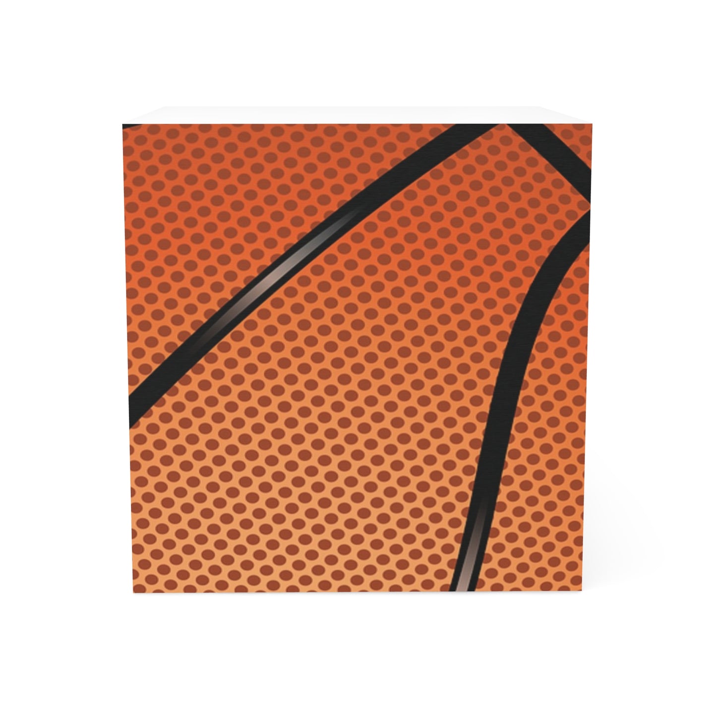 Colorful Basketball Note Cube - Fun Desk Organizer, Office Supplies, Stationery Gift, Note Pad, Home Decor, Write & Remind