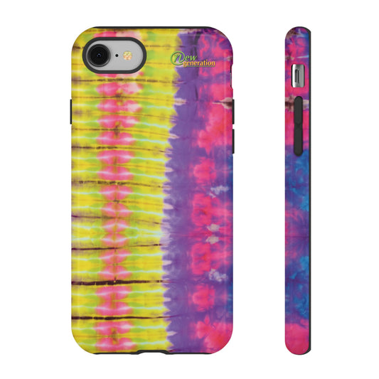 Tie-Dye Phone Case, Colorful Tough Case, Free-Spirited Phone Cover, Gift for Teens, Vibrant Phone Accessory, Funky Style iPhone 8 Glossy