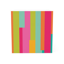 Colorful Pattern Note Cube - Fun Desk Organizer, Office Supplies, Stationery Gift, Note Pad, Home Decor, Write & Remind