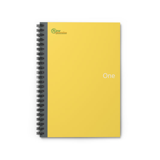 Hard Cover Lined Journal Notebook - Yellow notebook Ruled Line, 6x8 inches with 118 pages for Work, School, Home, Daily Planner, One Size