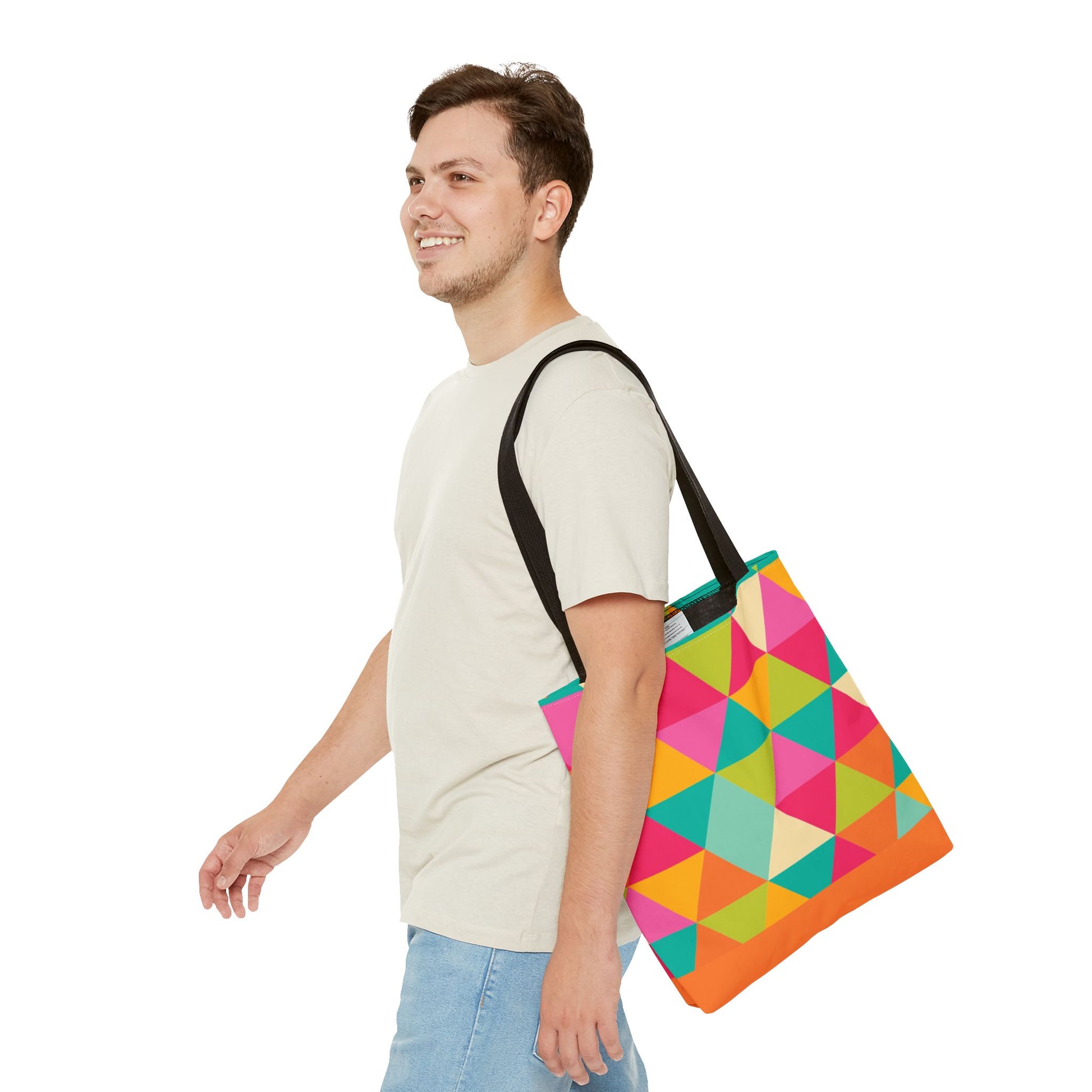 New Generation - Pattern-Tote Bag Colorful Pattern, Shopping Bag, Gypsy Style Handbag, Festival Tote for Women, Unique Gift Idea