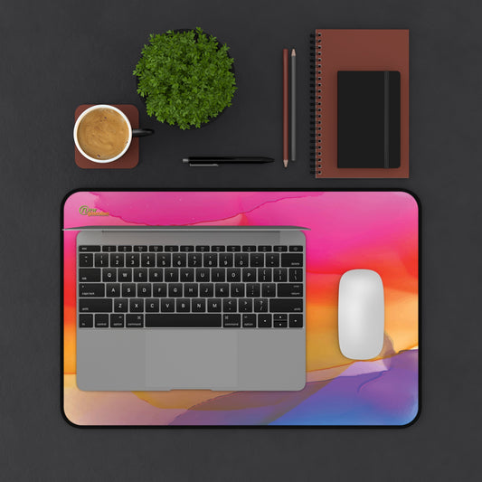 New Generation - Water Color Desk Mat, Colorful Mouse Pad, Office Decor, Gift for Students, Work from Home Accessories, Desk Organization 12" × 18"